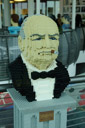 1874 - 1965.  Pretty hard to not know who he is!<code><br /></code>Lego Creation Center, Lego Land